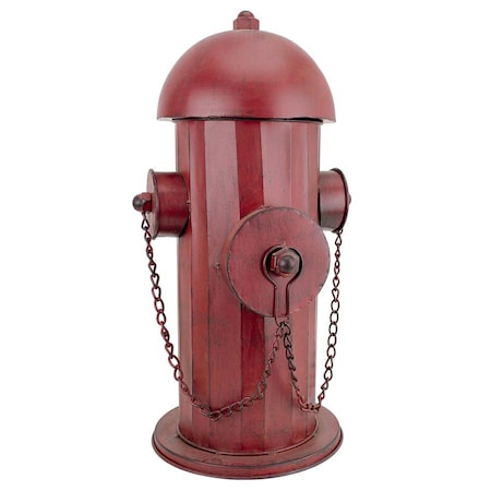 Design Toscano Vintage Metal Fire Hydrant Statue: Medium FU68858